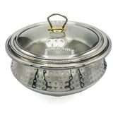 Chafing Dishes with Burner Stand & Steamer-Stainless Steel