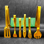 QM® WALFOS 6-pieces Multipurpose Tongs