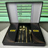 65 Grams Premium 24-Piece Golden Cutlery Set - 6 Person