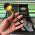 35 Grams Quality Cutlery for 6 People - 24 Piece Set - Gold & Black