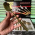 AYD Premium 24-Piece Golden Cutlery Set - 6 Person
