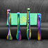 Rainbow Stainless Steel Tongs Mega Saving Bundle