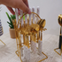 White Marbline Golden Cutlery Set 25 Pcs