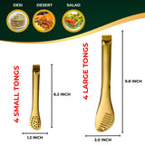 8 TONGS Bundle-Golden