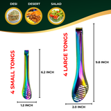 8 TONGS Bundle-Rainbow