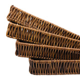 Braided Rectangle Jute Basket (Set of 4)
