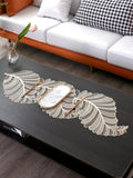 Golden Leaves Design Placemats - Set of 6