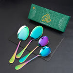 5 YEAR GUARANTEE 50 Gram Premium Rainbow Cutlery Set Qareenay Manzil® branded