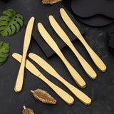 Butter Knives Golden Qareenay Manzil® branded - Set of 6