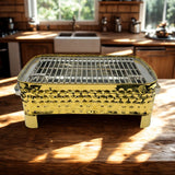 Golden BBQ Serving Grill-QM® Branded