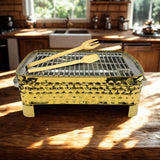 Golden BBQ Serving Grill-QM® Branded