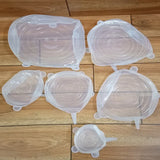 Silicone Stretch Lids - 6 Pieces