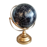 Golden World Rotating Globe