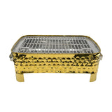Golden BBQ Serving Grill-QM® Branded
