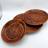 Pure Wood Handi Craft Serving Trays - Round