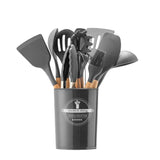 12 pcs Silicon Kitchen Utensils Set