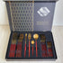 35 Gram Quality Cutlery for 6 People - 24 Piece Set - Gold & Red