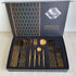 35 Grams Quality Cutlery for 6 People - 24 Piece Set - Full Golden
