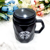 Starr Buck Mug With Cover - Black