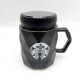 Starr Buck Mug With Cover - Black