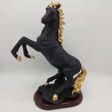 Black & Golden Horse Statue