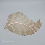 Golden Leaves Design Placemats - Set of 6