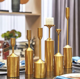 Brass Candle Stand - Set of 6 Stands