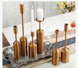 Brass Candle Stand - Set of 6 Stands