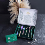 5 YEAR GUARANTEE 50 Gram Premium Rainbow Cutlery Set Qareenay Manzil® branded